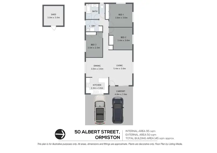 Floorplan of Homely house listing, 50 Albert Street, Ormiston QLD 4160