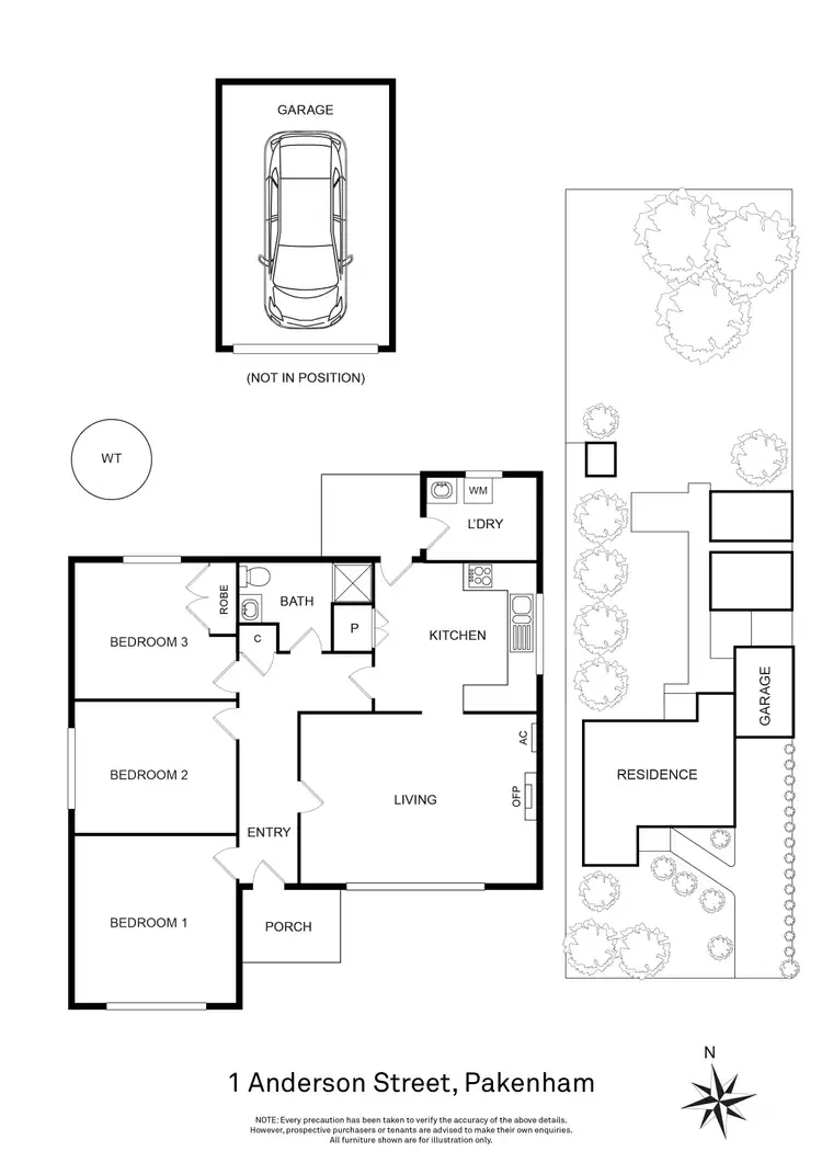 Floorplan of Homely house listing, 1 Anderson Street, Pakenham VIC 3810