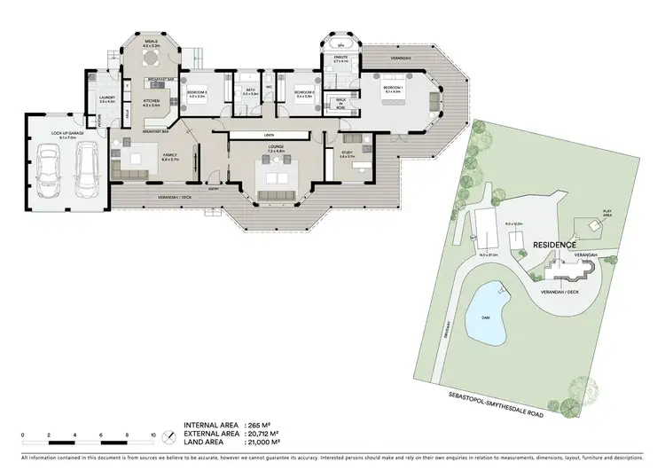Floorplan of Homely house listing, 741 Sebastopol-Smythesdale Road, Ross Creek VIC 3351