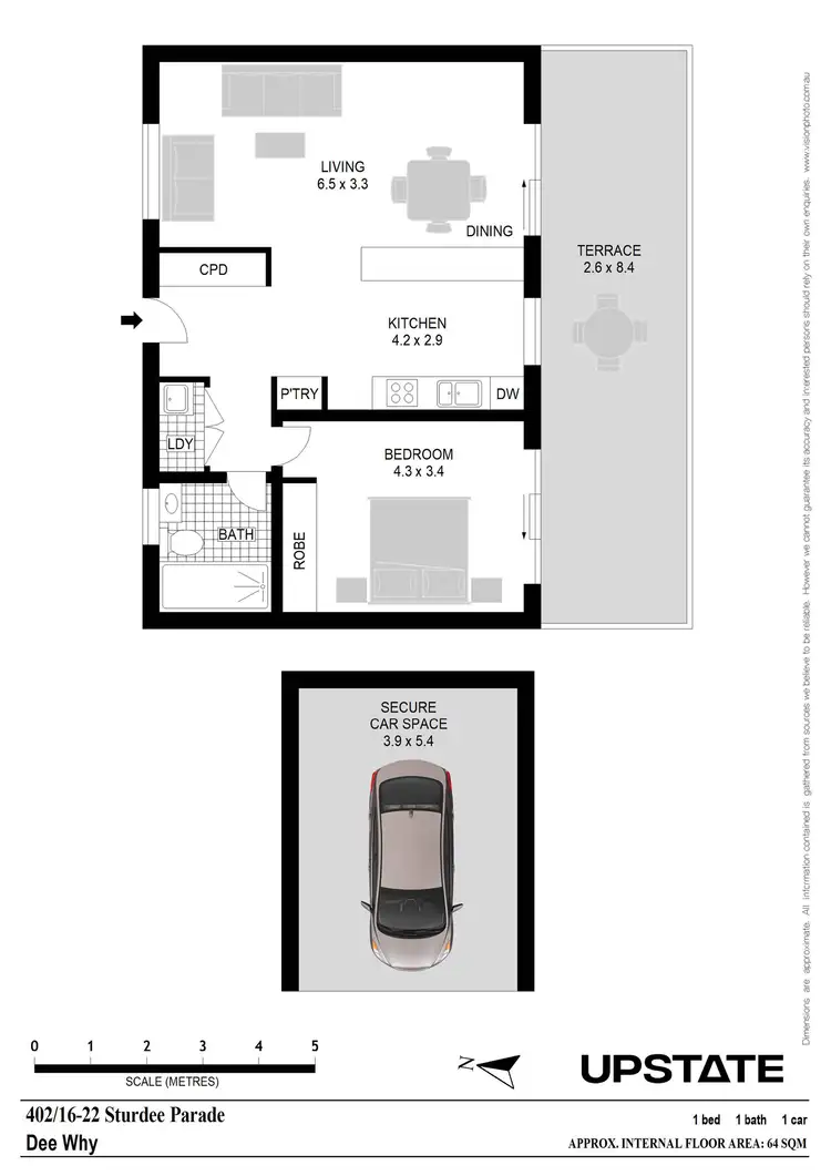 Floorplan of Homely unit listing, 402/16-22 Sturdee Parade, Dee Why NSW 2099