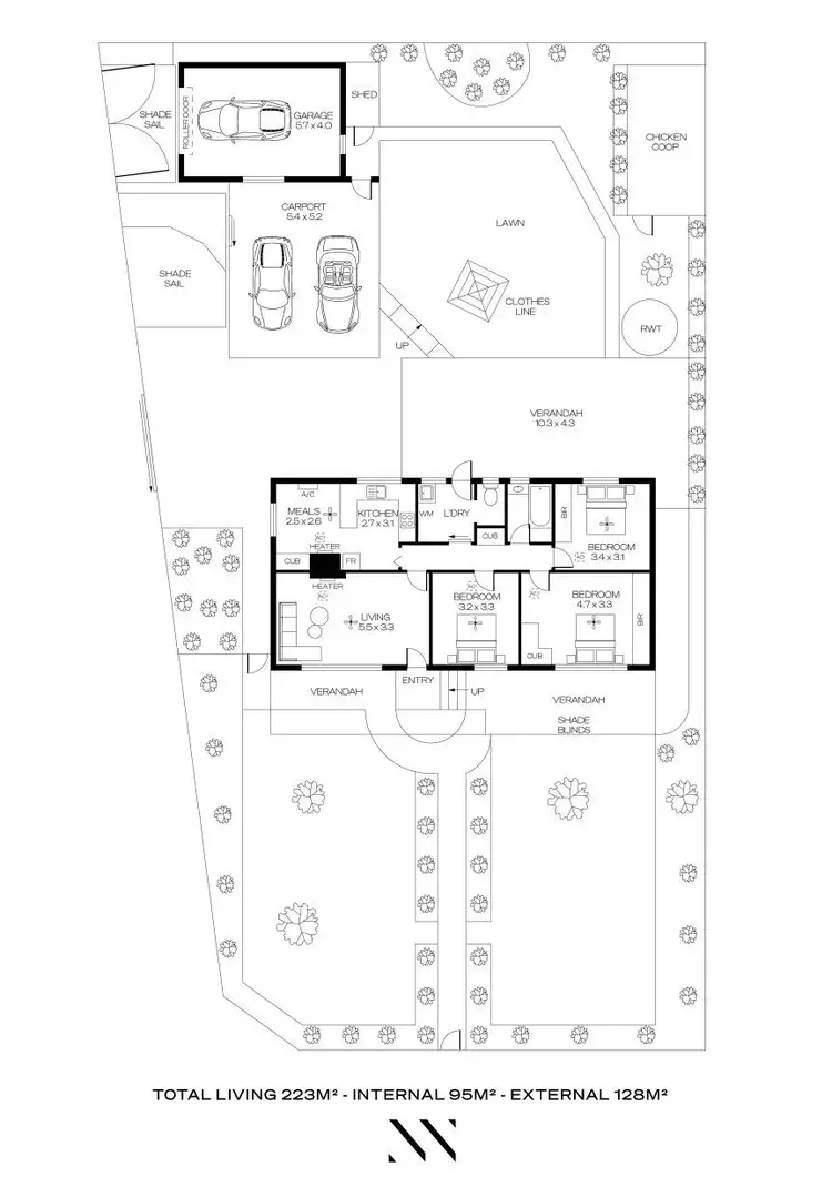 Floorplan of Homely house listing, 32 Learmonth Terrace, Enfield SA 5085