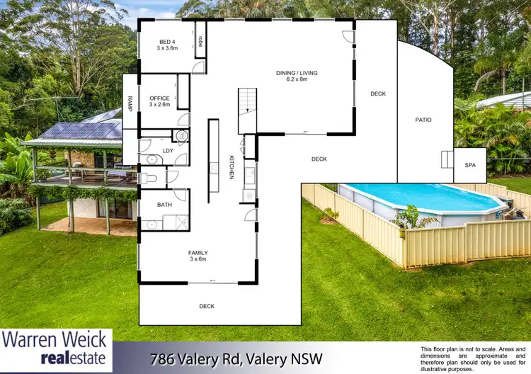 Floorplan of Homely rural property listing, 786 Valery Road, Valery NSW 2454