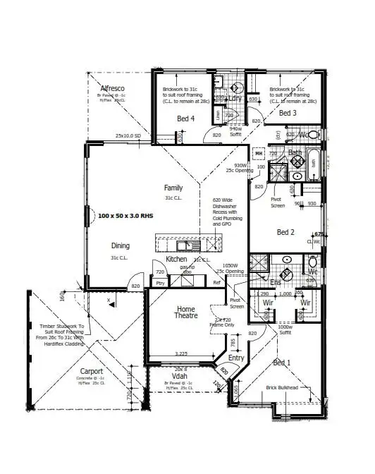 Floorplan of Homely house listing, 4 Magdalen Loop, Piara Waters WA 6112