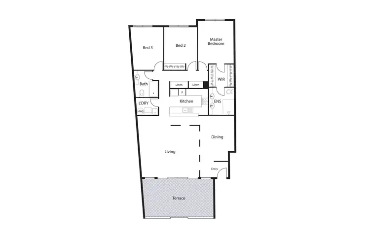 Floorplan of Homely apartment listing, 16/1 Eldridge Crescent, Garran ACT 2605