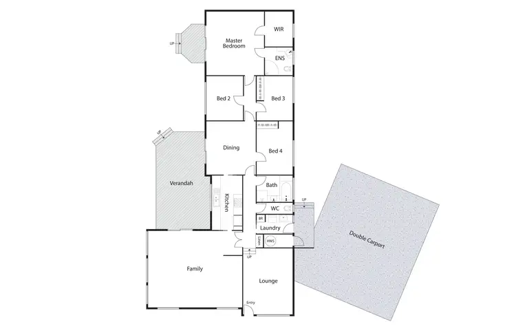 Floorplan of Homely house listing, 8 Garanya Street, Waramanga ACT 2611
