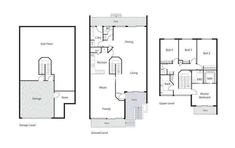 Floorplan of Homely townhouse listing, 9/22 De Little Circuit, Greenway ACT 2900