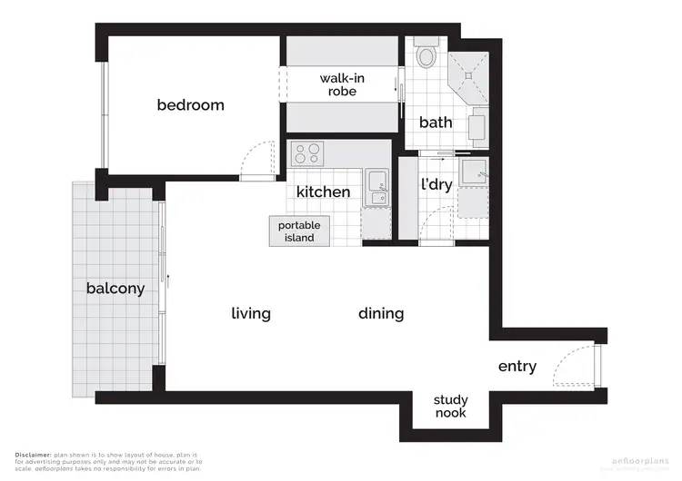 Floorplan of Homely apartment listing, 40/3 London Circuit, City ACT 2601