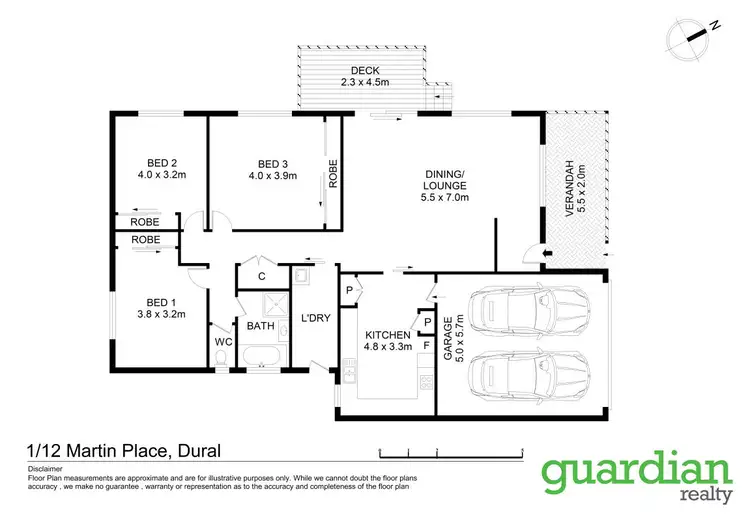 Floorplan of Homely apartment listing, 1/12 Martin Place, Dural NSW 2158