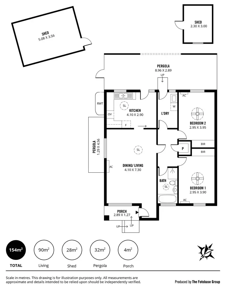 Floorplan of Homely house listing, 1 Edwards Court, Para Hills West SA 5096