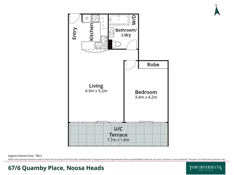 Floorplan of Homely unit listing, 67/6 Quamby Place, Noosa Heads QLD 4567