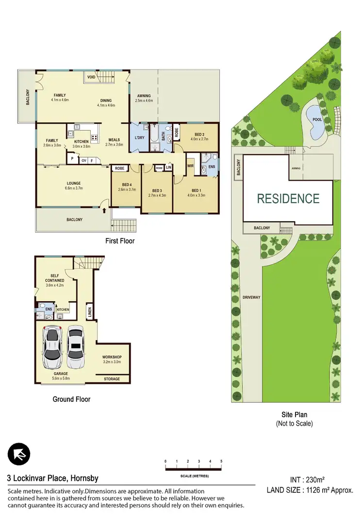 Floorplan of Homely house listing, 3 Lockinvar Place, Hornsby NSW 2077