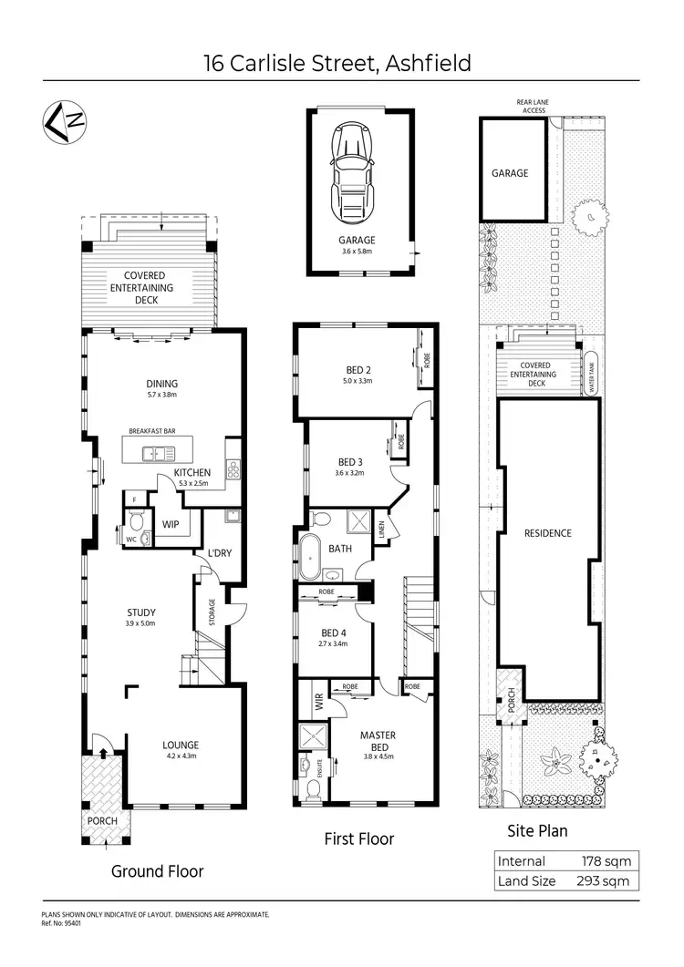Floorplan of Homely house listing, 16 Carlisle Street, Ashfield NSW 2131