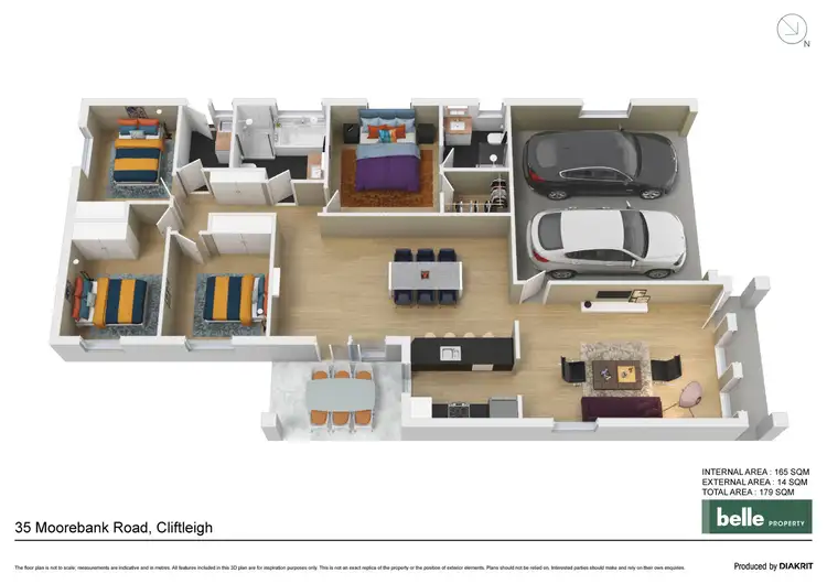 Floorplan of Homely house listing, 35 Moorebank Road, Cliftleigh NSW 2321