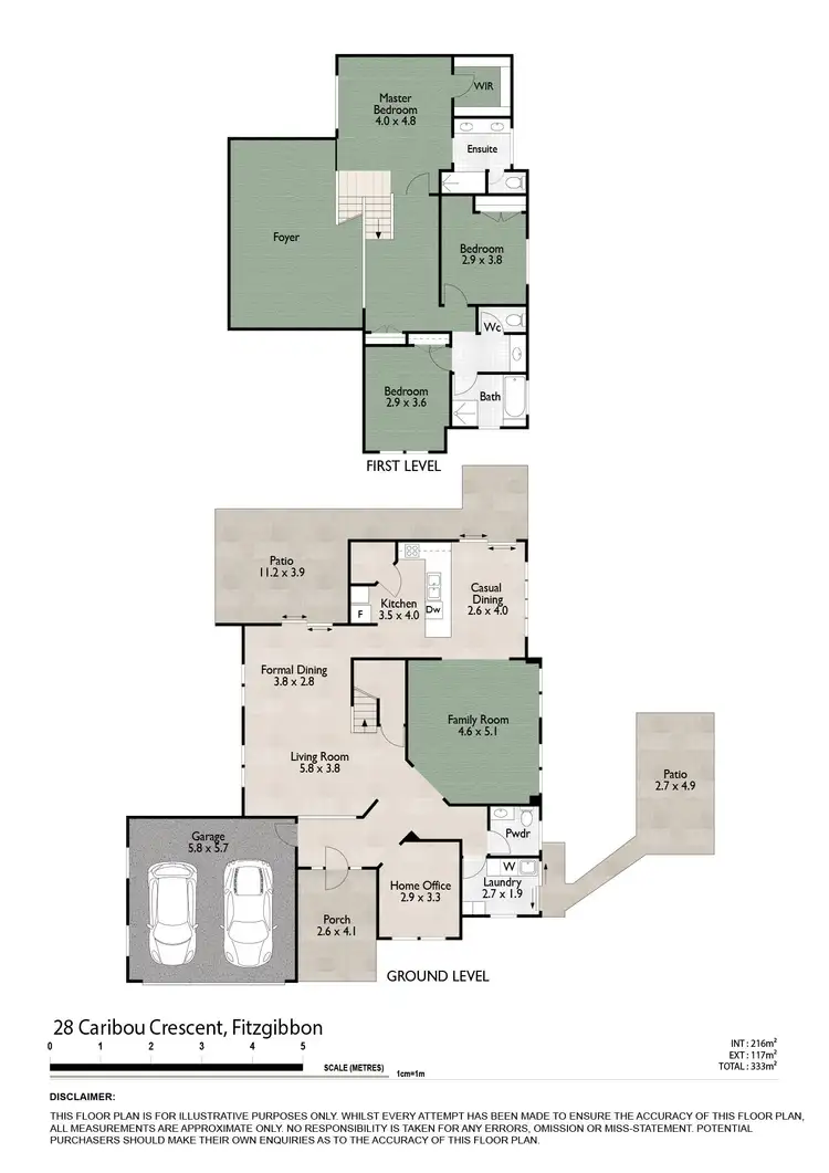 Floorplan of Homely house listing, 28 Caribou Crescent, Fitzgibbon QLD 4018