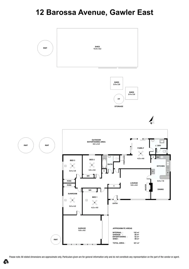 Floorplan of Homely house listing, 12 Barossa Avenue, Gawler East SA 5118