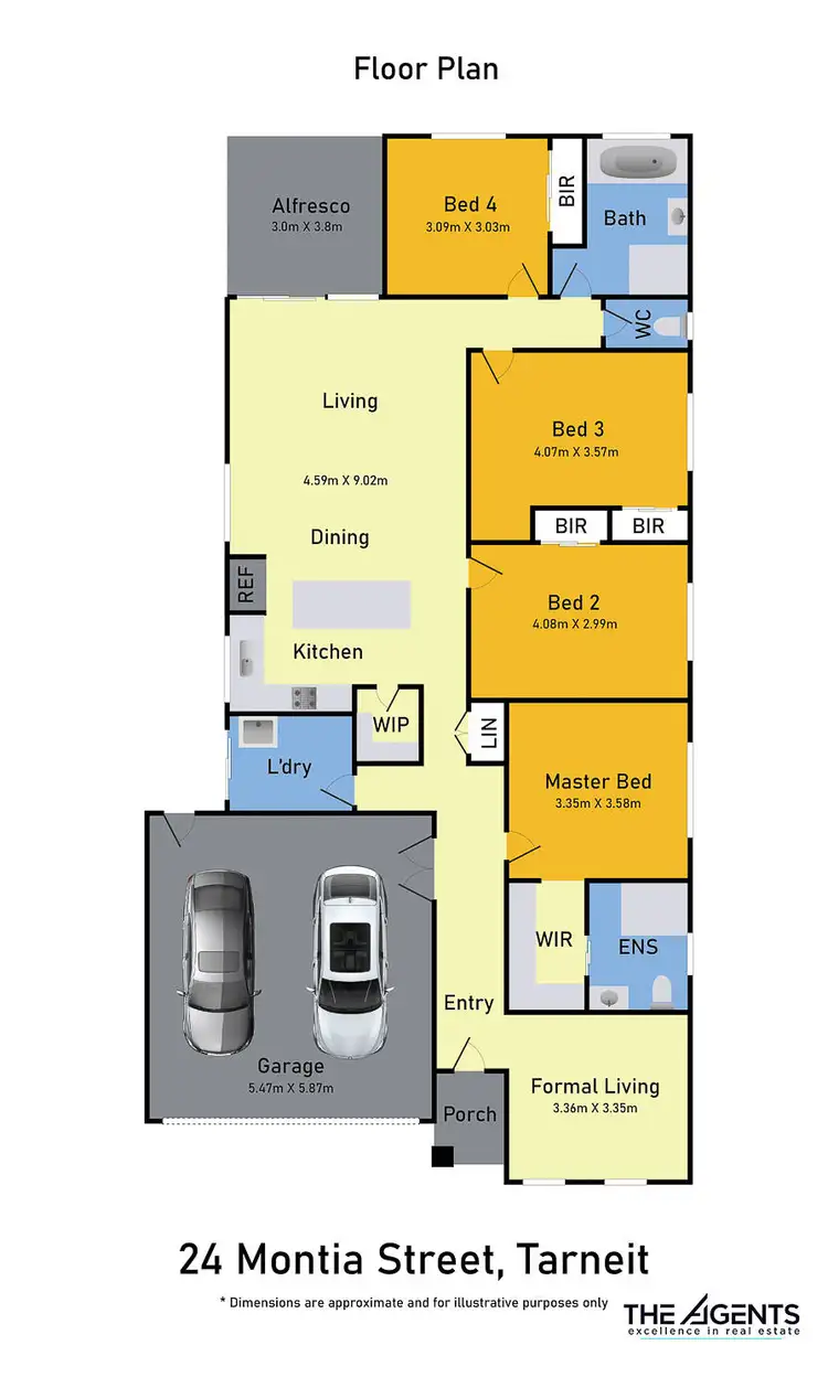 Floorplan of Homely house listing, 24 Montia Street, Tarneit VIC 3029