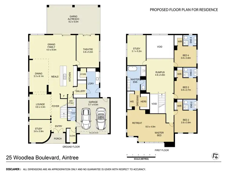 Floorplan of Homely house listing, 25 Woodlea Boulevard, Aintree VIC 3336