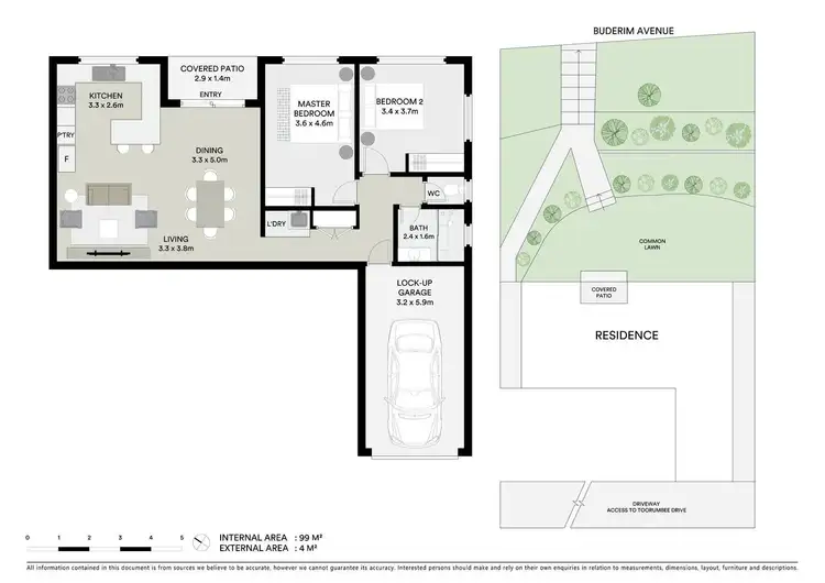Floorplan of Homely unit listing, 1/52 Toorumbee Drive, Mooloolaba QLD 4557