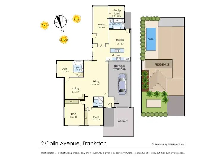 Floorplan of Homely house listing, 2 Colin Avenue, Frankston VIC 3199