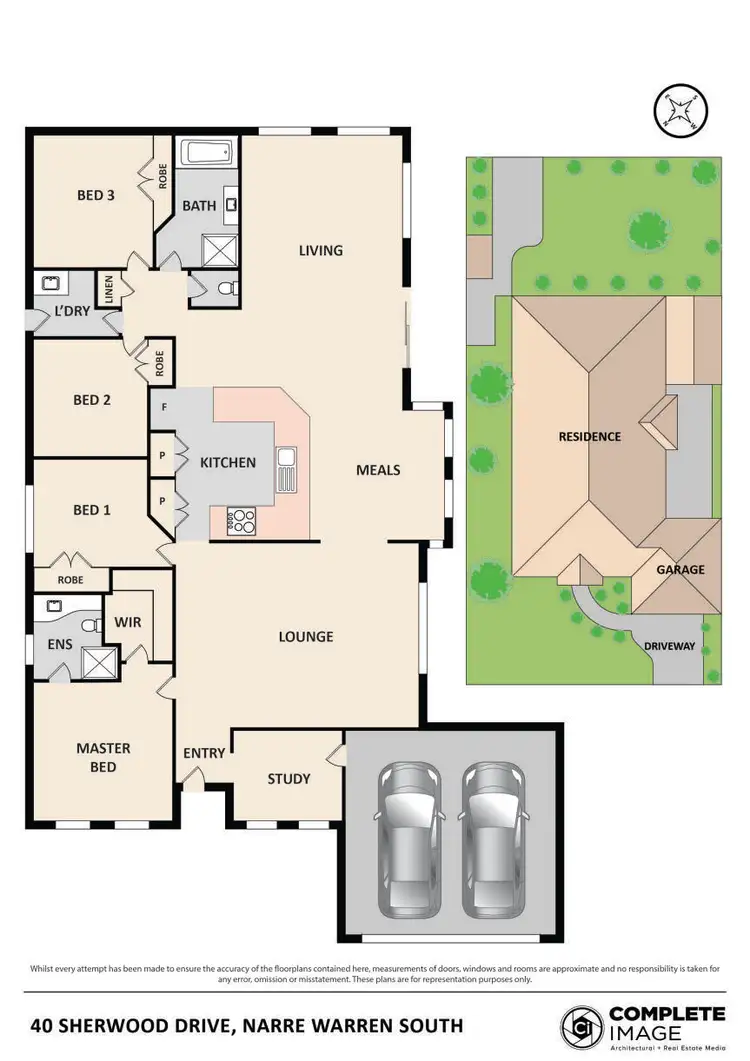 Floorplan of Homely house listing, 40 Sherwood Road, Narre Warren South VIC 3805