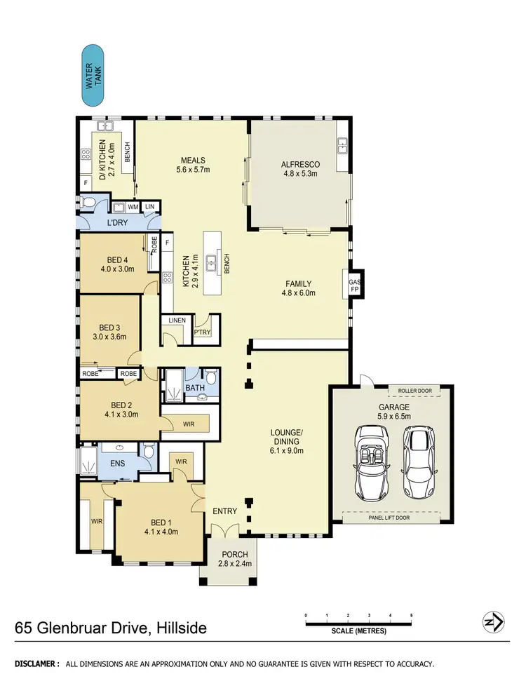 Floorplan of Homely house listing, 65 Glenbruar Drive, Hillside VIC 3037