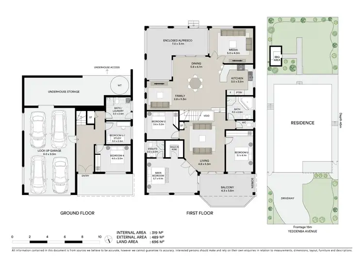 Floorplan of Homely house listing, 15 Yeddenba Avenue, Blue Bay NSW 2261