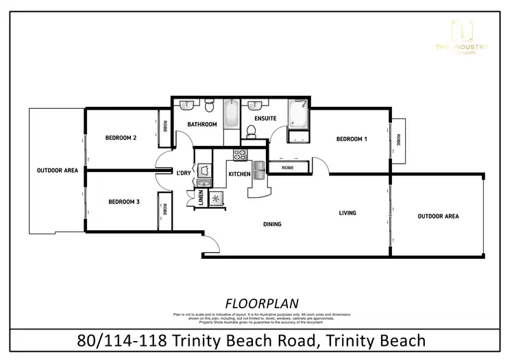 Floorplan of Homely apartment listing, 80/114-118 Trinity Beach Road, Trinity Beach QLD 4879