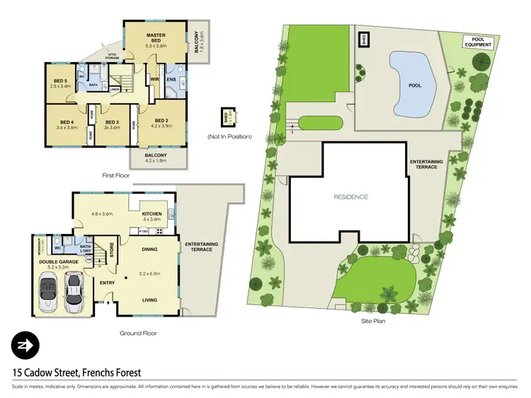 Floorplan of Homely house listing, 15 Cadow Street, Frenchs Forest NSW 2086