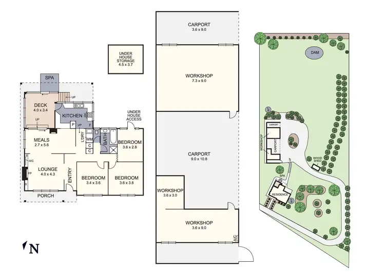 Floorplan of Homely house listing, 27 The Wridgeway, Mount Evelyn VIC 3796