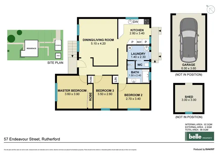 Floorplan of Homely house listing, 57 Endeavour Street, Rutherford NSW 2320