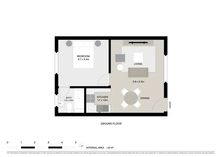 Floorplan of Homely apartment listing, 2/99 Elouera Road, Cronulla NSW 2230