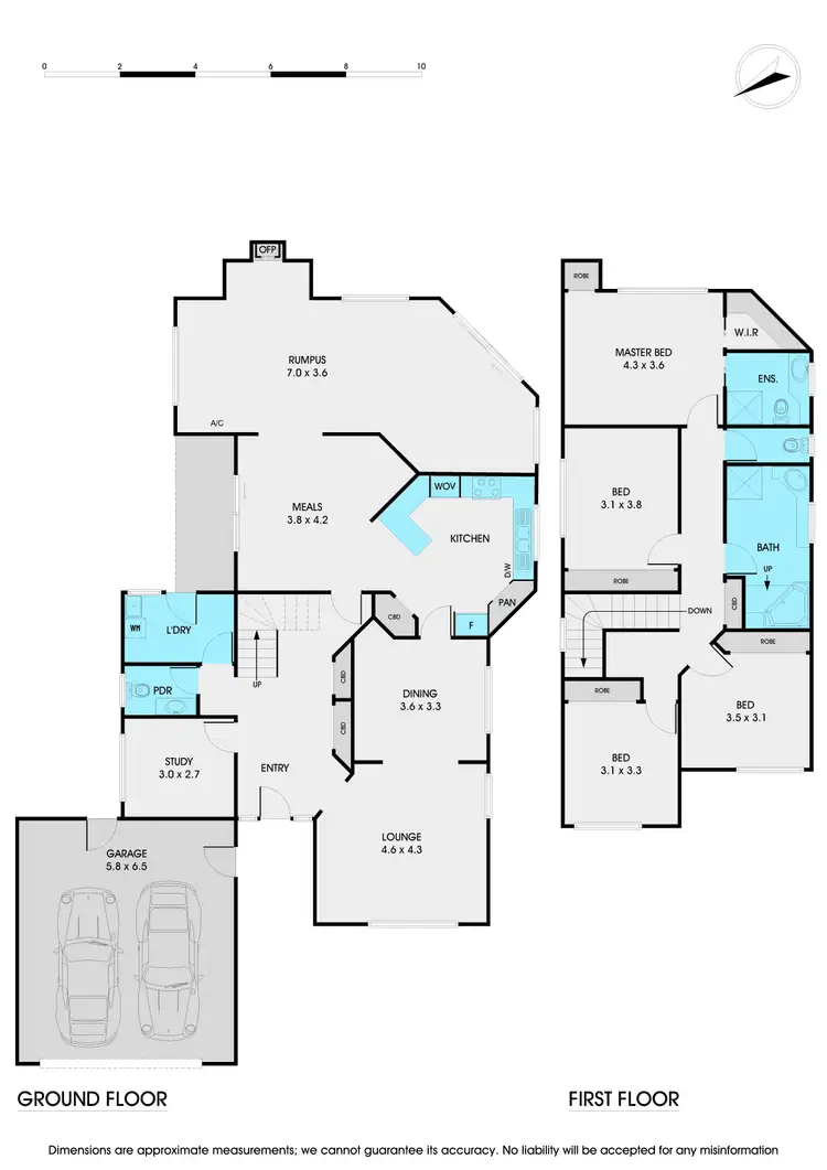 Floorplan of Homely house listing, 2 The Rise, Wantirna VIC 3152