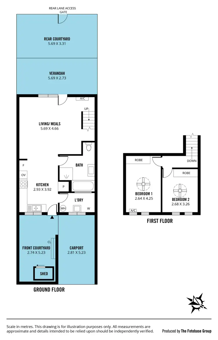 Floorplan of Homely townhouse listing, 6/4 Fisher Street, Felixstow SA 5070