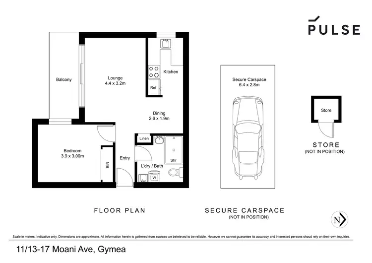 Floorplan of Homely unit listing, 11/13-17 Moani Avenue, Gymea NSW 2227
