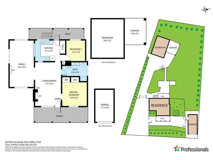Floorplan of Homely house listing, 26 Old Don Road, Don Valley VIC 3139