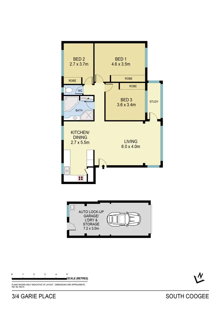 Floorplan of Homely apartment listing, 3/4 Garie Place, South Coogee NSW 2034