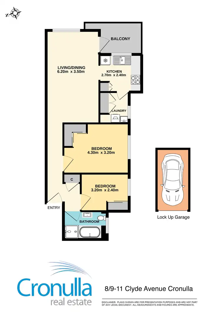 Floorplan of Homely apartment listing, 8/9 Clyde Avenue, Cronulla NSW 2230