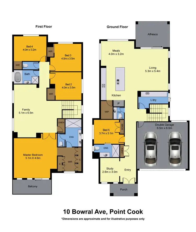 Floorplan of Homely house listing, 10 Bowral Avenue, Point Cook VIC 3030