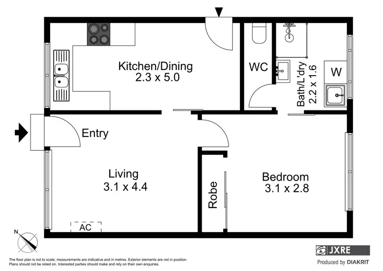 Floorplan of Homely unit listing, 6/2 Thomas Street, Clayton VIC 3168