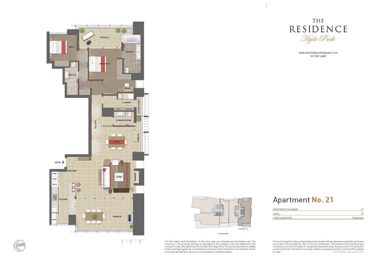 Floorplan of Homely apartment listing, 21/18 College Street, Darlinghurst NSW 2010