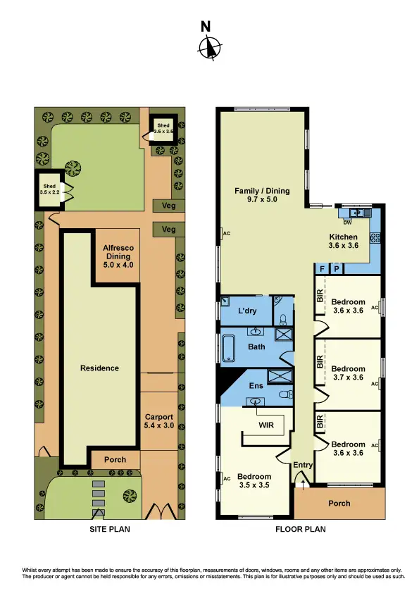 Floorplan of Homely house listing, 100 Morris Street, Sunshine VIC 3020