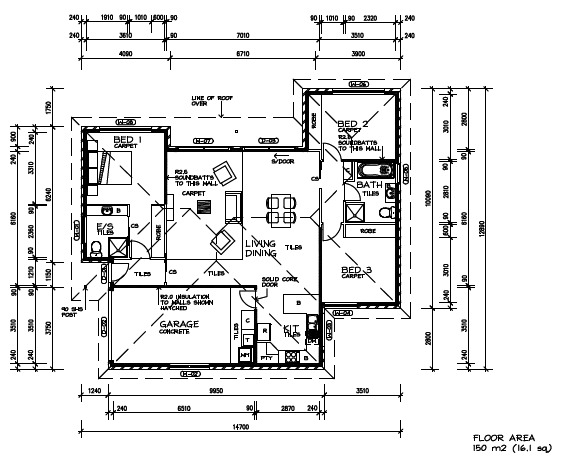 Floorplan of Homely villa listing, 1/6 Felina Way, Port Sorell TAS 7307
