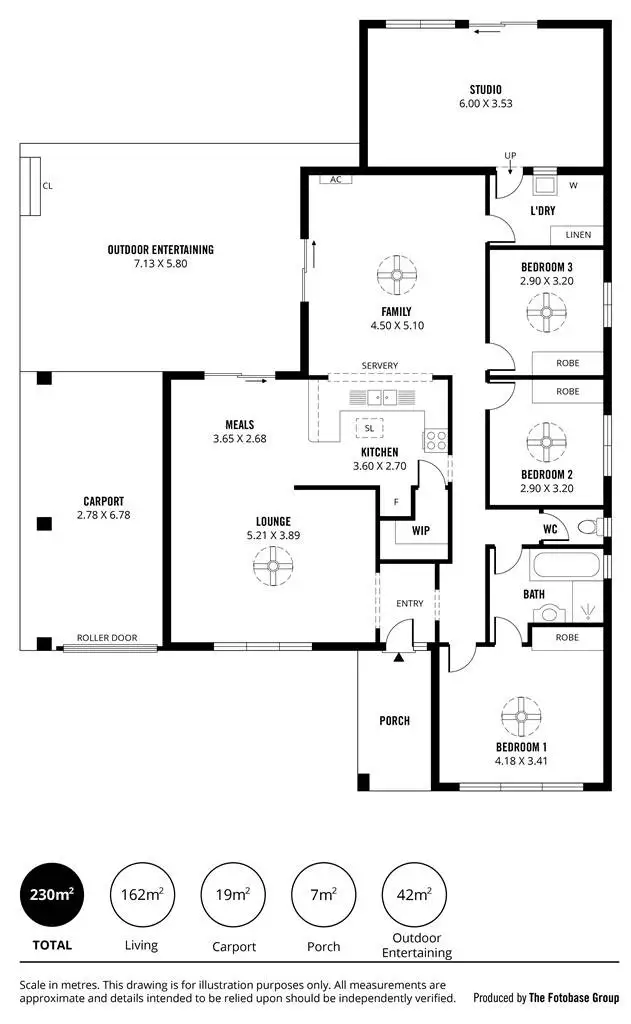 Floorplan of Homely house listing, 22 Macquarie Street, Moana SA 5169