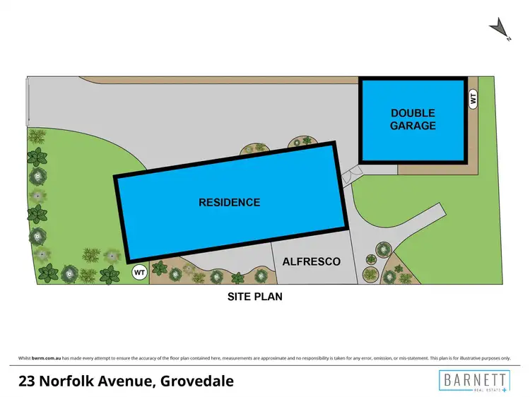 Floorplan of Homely house listing, 23 Norfolk Avenue, Grovedale VIC 3216