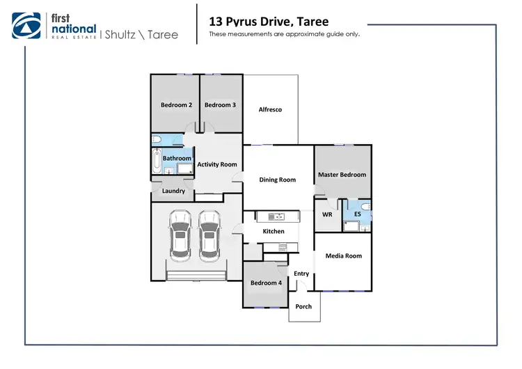 Floorplan of Homely house listing, 13 Pyrus Drive, Taree NSW 2430