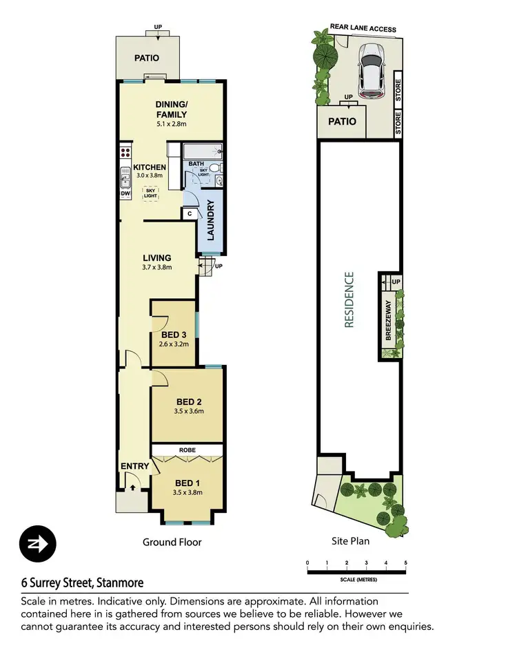 Floorplan of Homely house listing, 6 Surrey Street, Stanmore NSW 2048