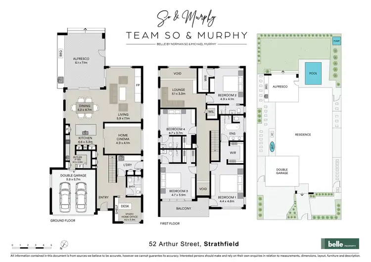 Floorplan of Homely house listing, 52 Arthur Street, Strathfield NSW 2135