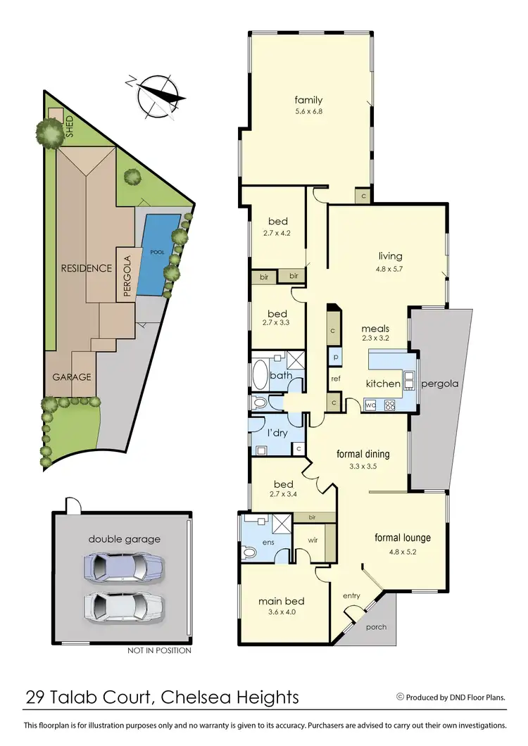 Floorplan of Homely house listing, 29 Talab Court, Chelsea Heights VIC 3196