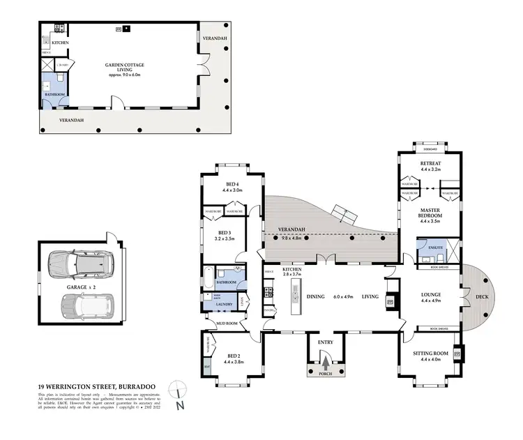 Floorplan of Homely house listing, 19 Werrington Street, Burradoo NSW 2576