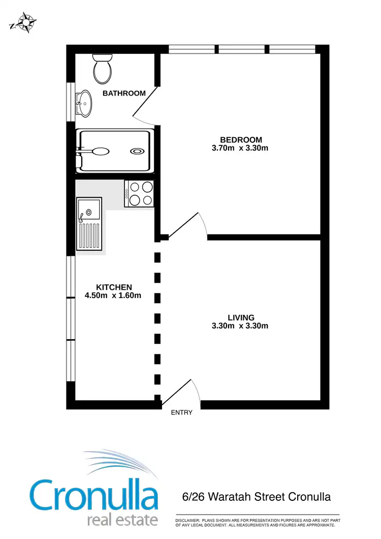 Floorplan of Homely apartment listing, 6/26 Waratah Street, Cronulla NSW 2230